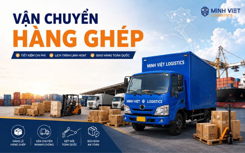 VẬN CHUYỂN HÀNG GHÉP TẠI MINH VIỆT LOGISTIC